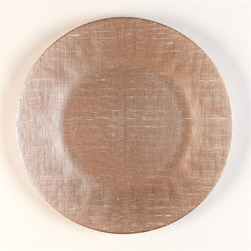 Wholesale Glass Charger Plate PZ-031 - Image 4